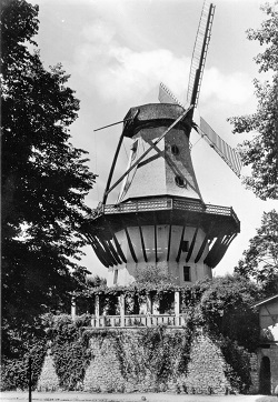 Historische Mühle fotografiert von Max Baur 1936.